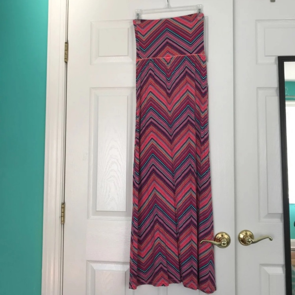 Printed Maxi Skirt